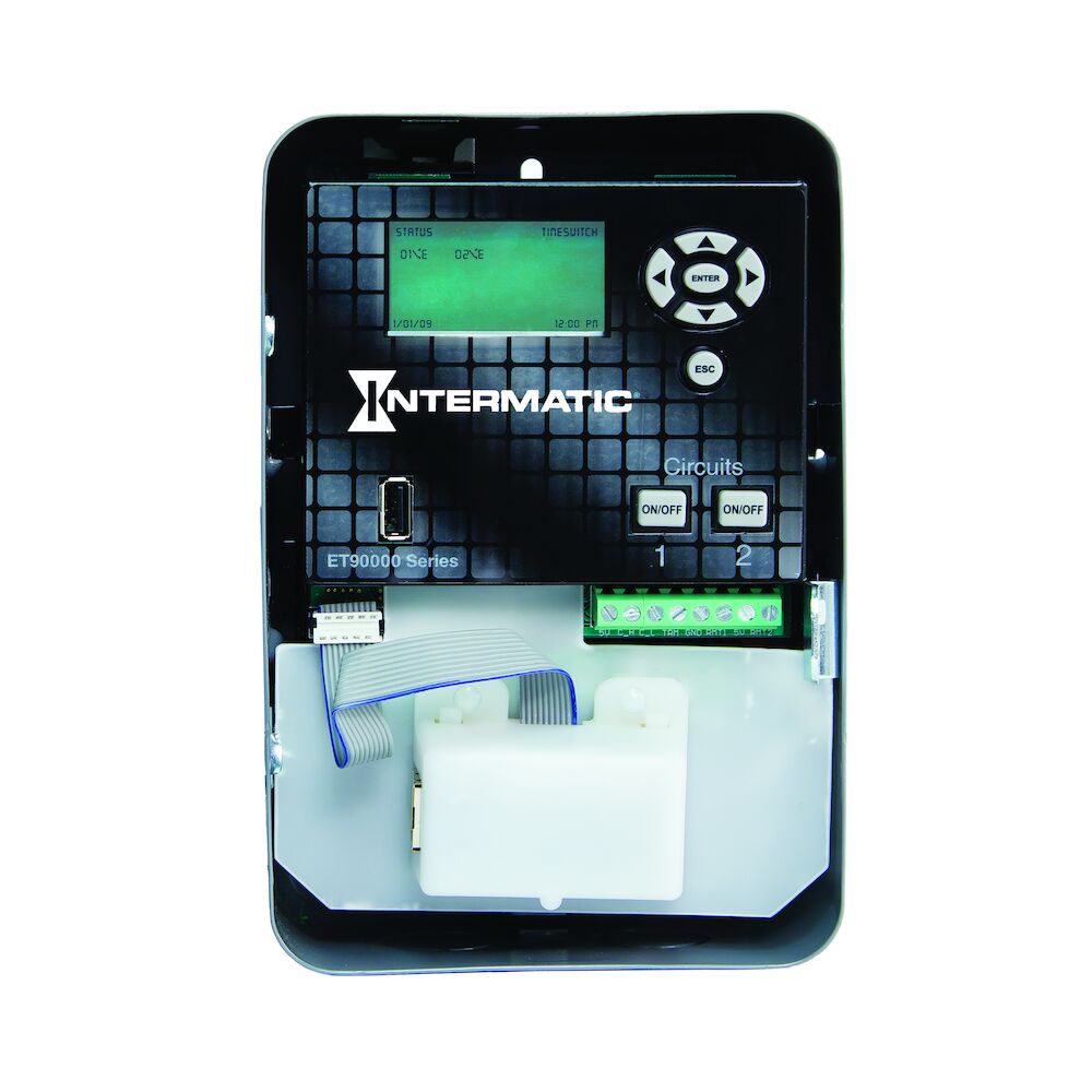 Astronomic 365-Day 2-Circuit Electronic Control, 120-277 VAC, 50/60 Hz, 2-SPDT, Indoor Metal Enclosure, Ethernet Included
