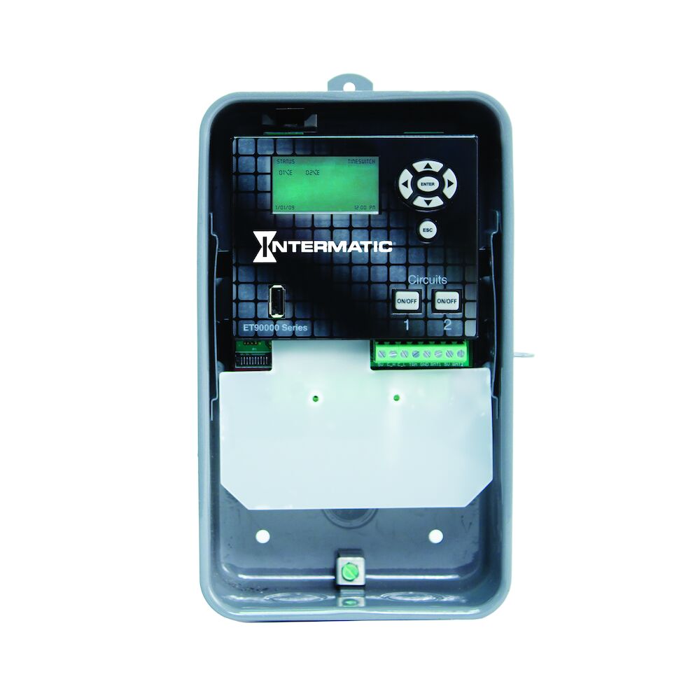 Astronomic 365-Day 2-Circuit Electronic Control, 120-277 VAC, 50/60 Hz, 2-SPDT, Outdoor Metal Enclosure, Ethernet Optional