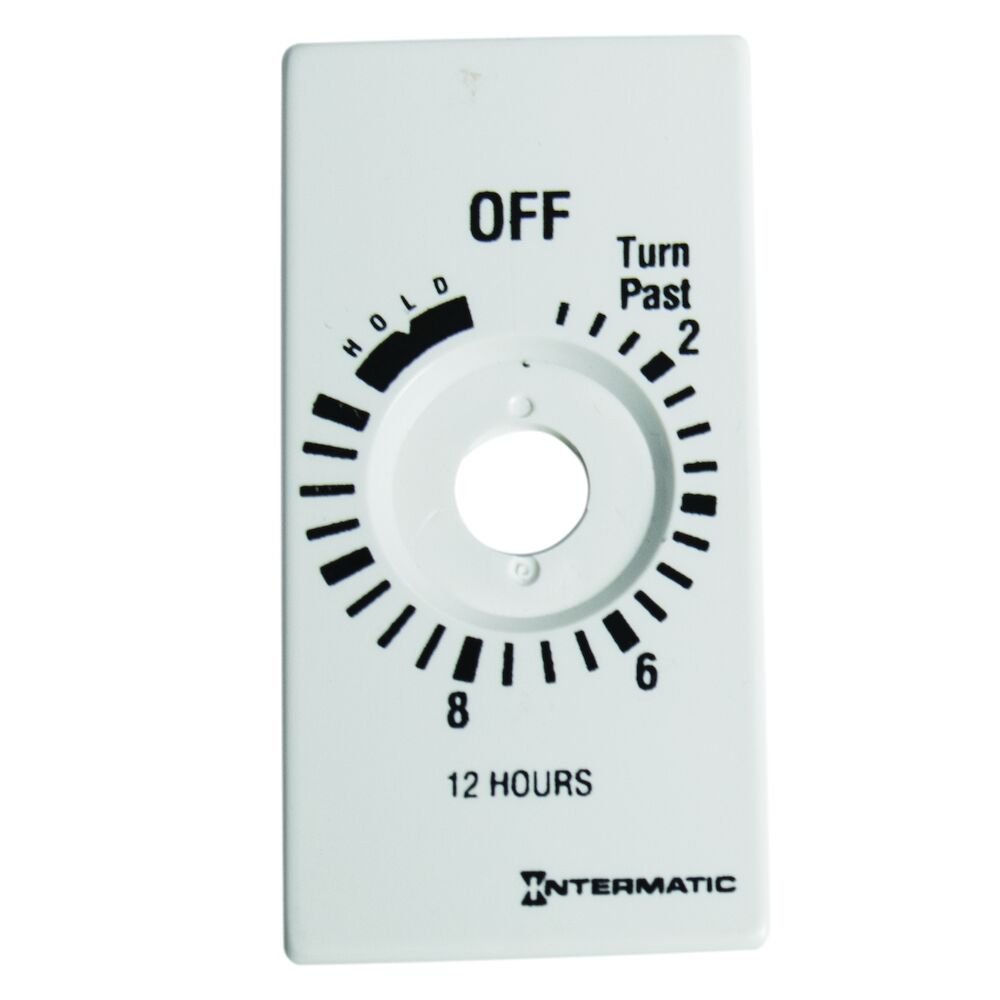 Plate for 12-Hr with HOLD, White (FD12HHW)