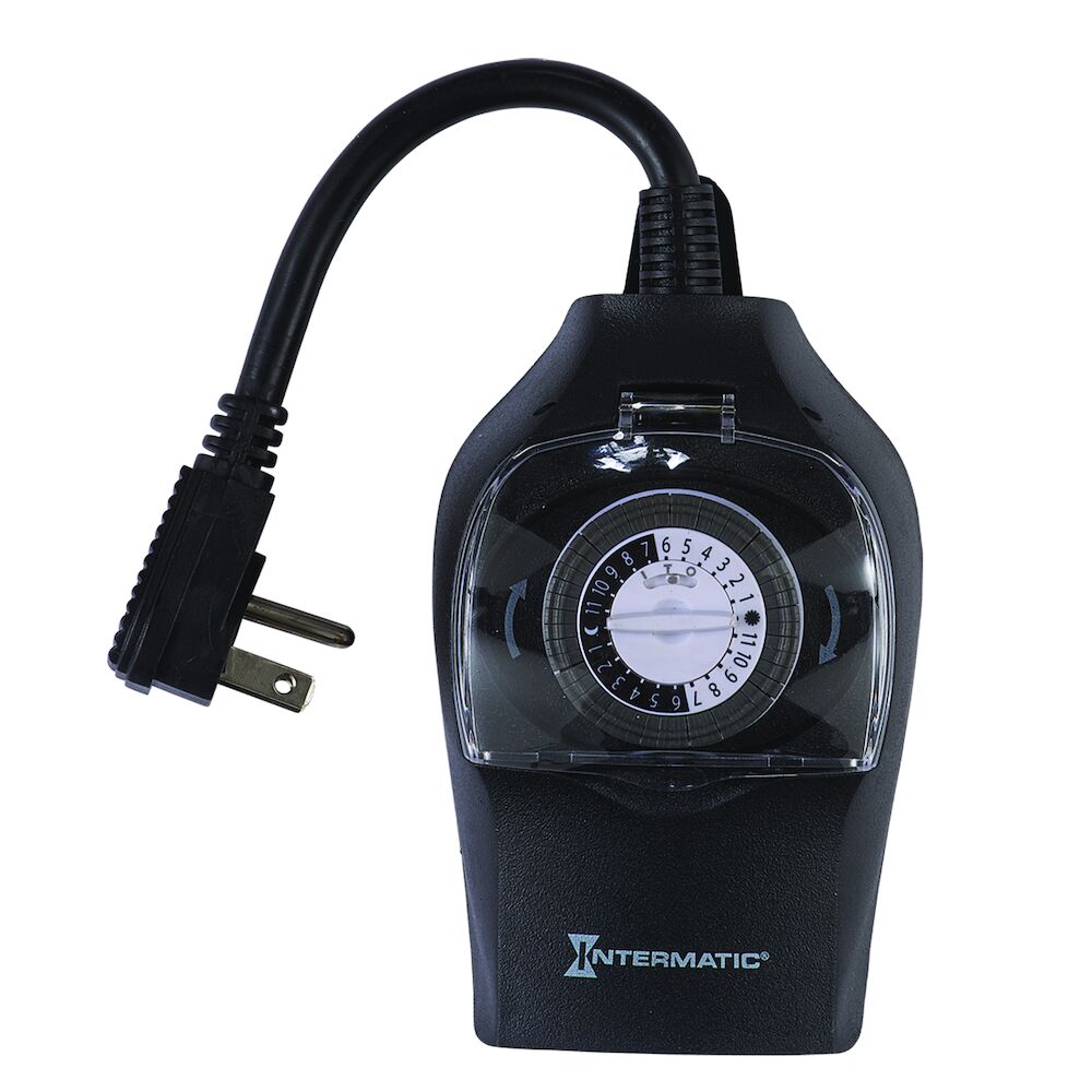 OUTDR PLG-IN TMR 2 OUTLET 15 A