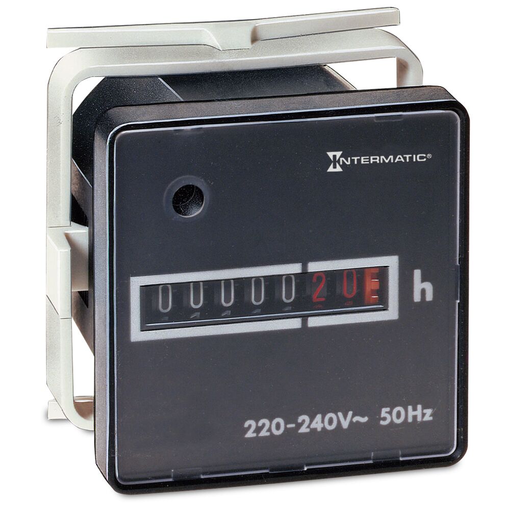 Electromechanical  Hour Meter, 220-240 VAC, 50 Hz, Panel mount - HM SFT-48 180