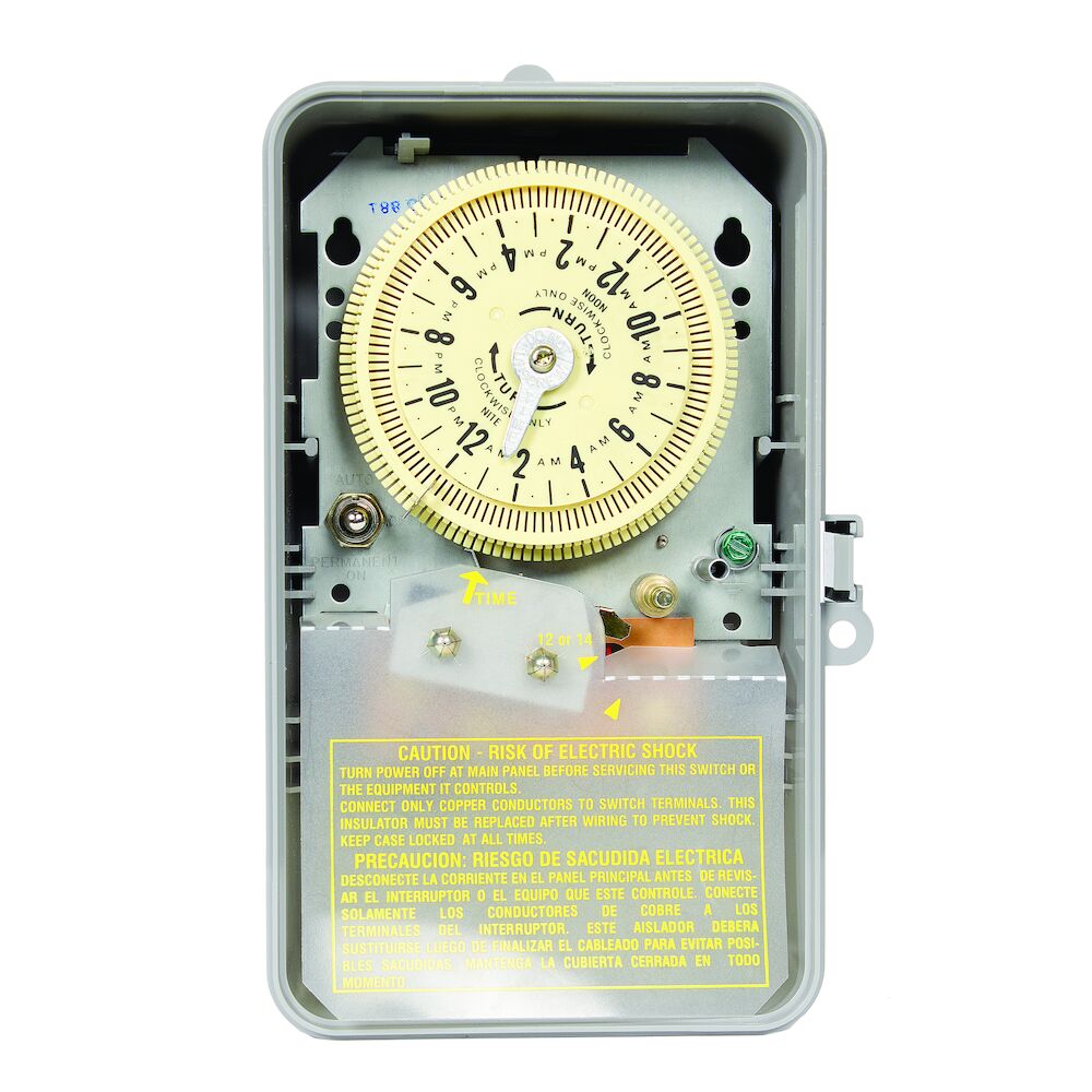 Sprinkler/Irrigation Time Switch with 14-Day Skipper