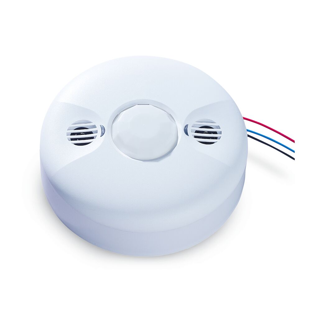 Commercial Grade Low-Voltage Ceiling Mount Dual Tech Occupancy/Vacancy Sensor, White