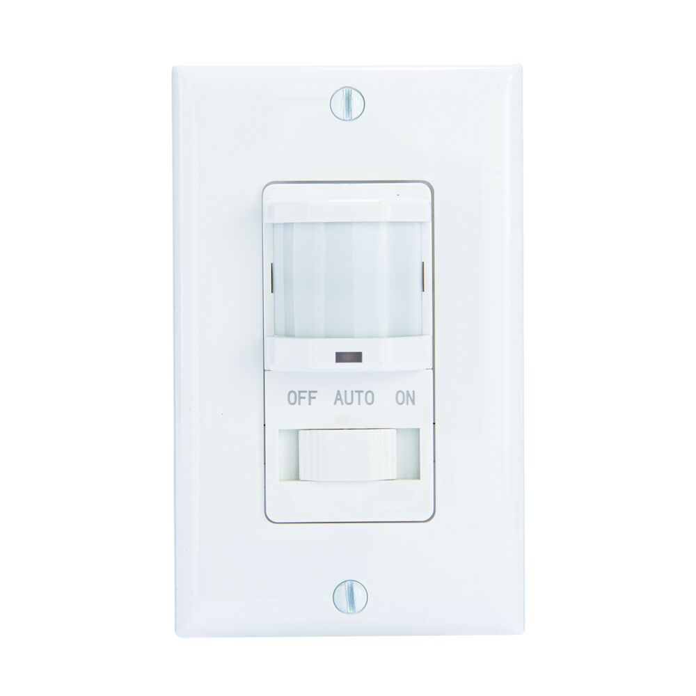 Residential In-Wall PIR Occupancy Sensor, White