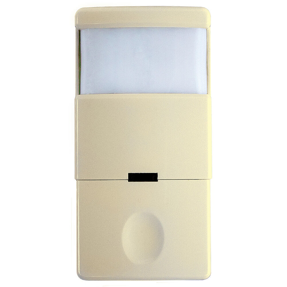 Commercial Grade In-Wall PIR Occupancy/Vacancy Sensor with Nightlight, Ivory