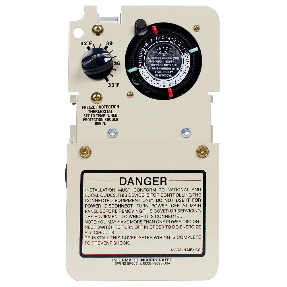 Freeze Protection Timer with Thermostat for 240V Applications, Mechanism